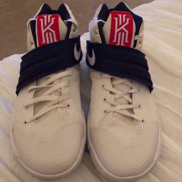 Nike Other - Nike Kyrie 2s white/blue/red